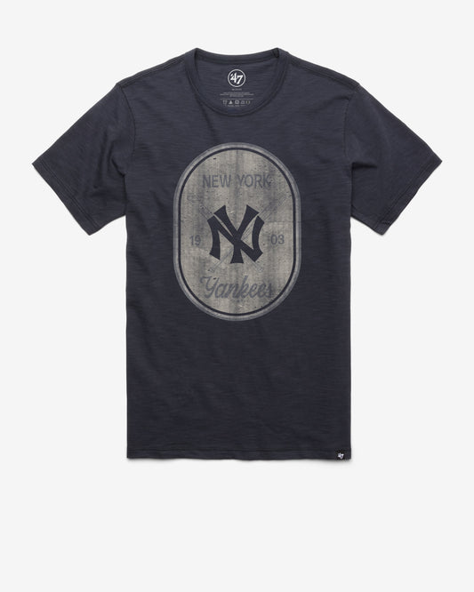 NEW YORK YANKEES COOPERSTOWN CROSS PATCH '47 SCRUM TEE