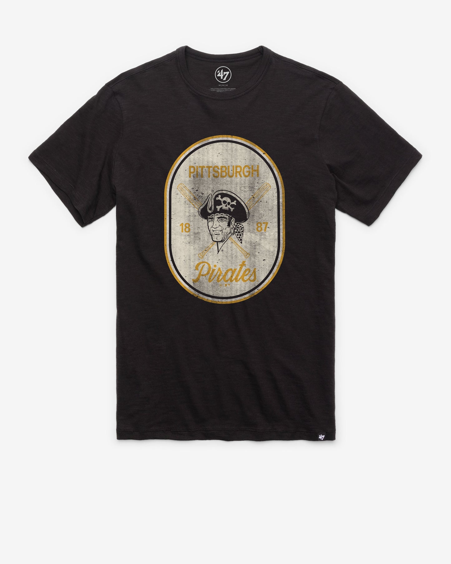 PITTSBURGH PIRATES COOPERSTOWN CROSS PATCH '47 SCRUM TEE
