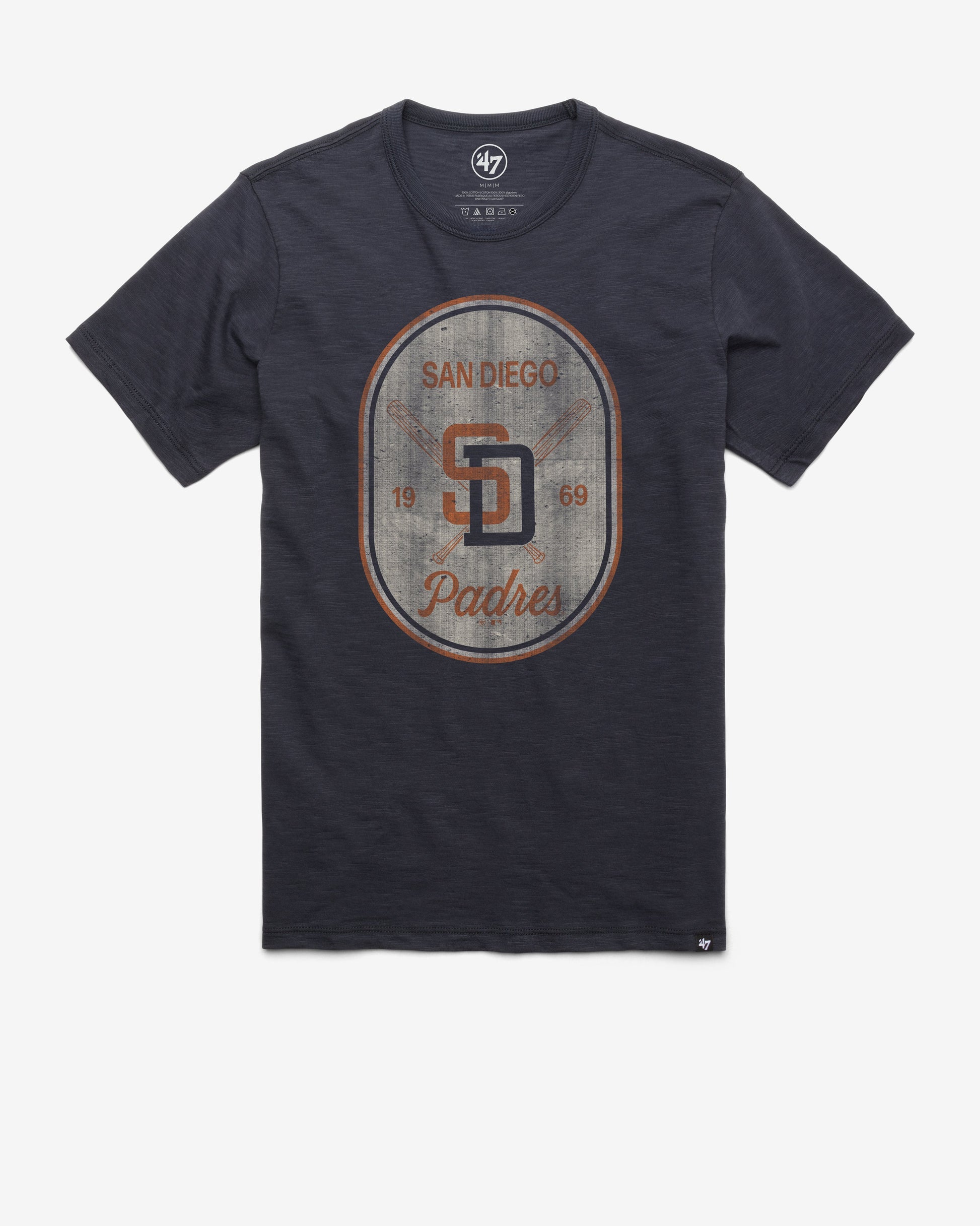 SAN DIEGO PADRES COOPERSTOWN CROSS PATCH '47 SCRUM TEE