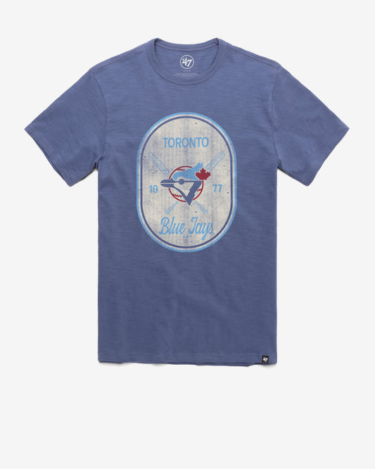 TORONTO BLUE JAYS COOPERSTOWN CROSS PATCH '47 SCRUM TEE