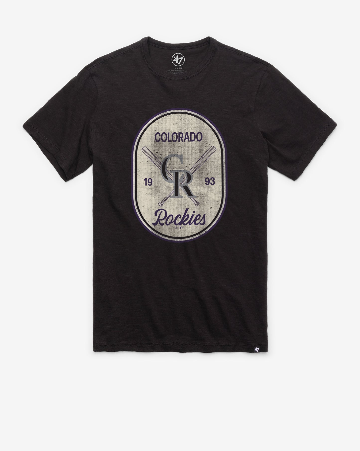 COLORADO ROCKIES COOPERSTOWN CROSS PATCH '47 SCRUM TEE