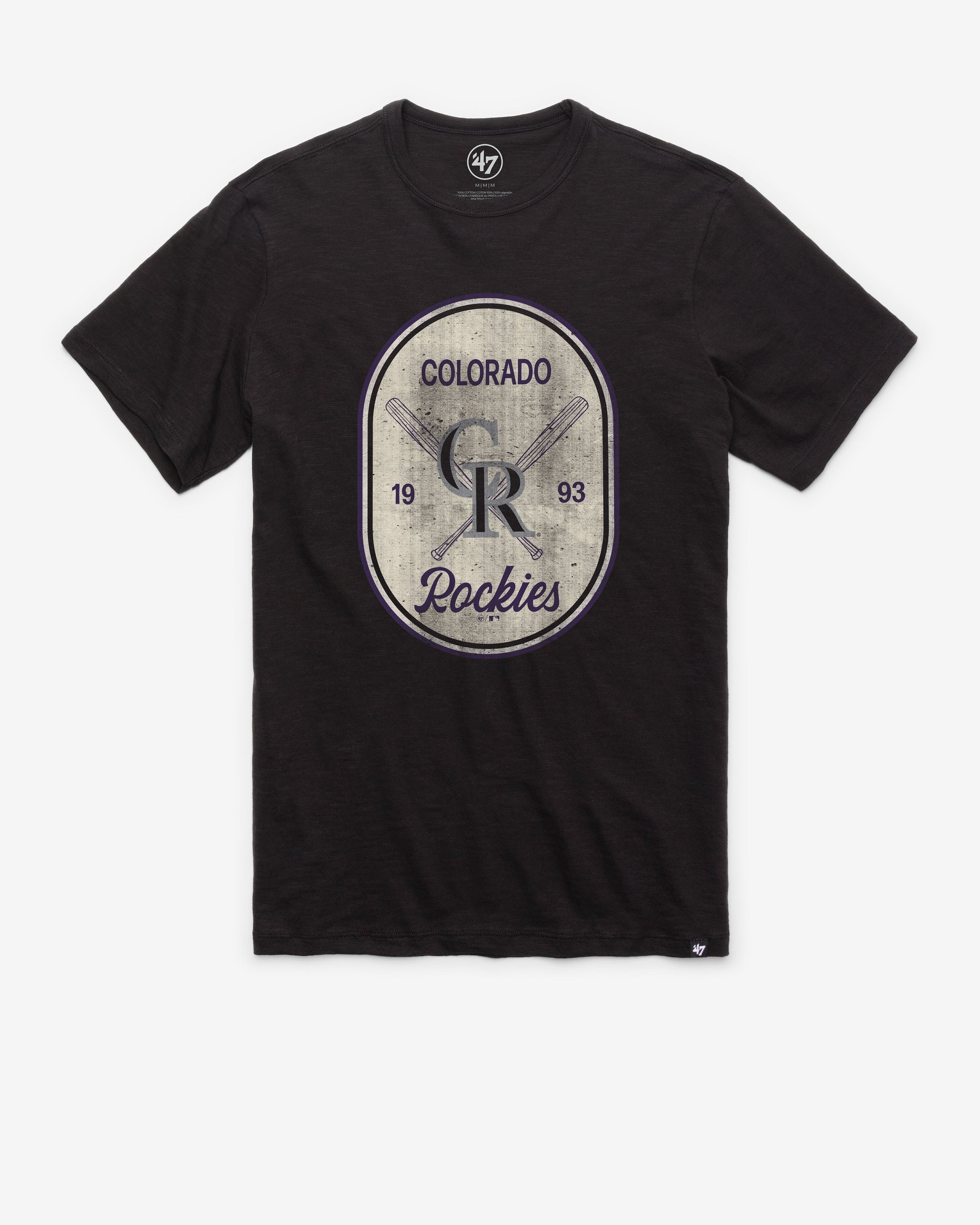 COLORADO ROCKIES COOPERSTOWN CROSS PATCH '47 SCRUM TEE