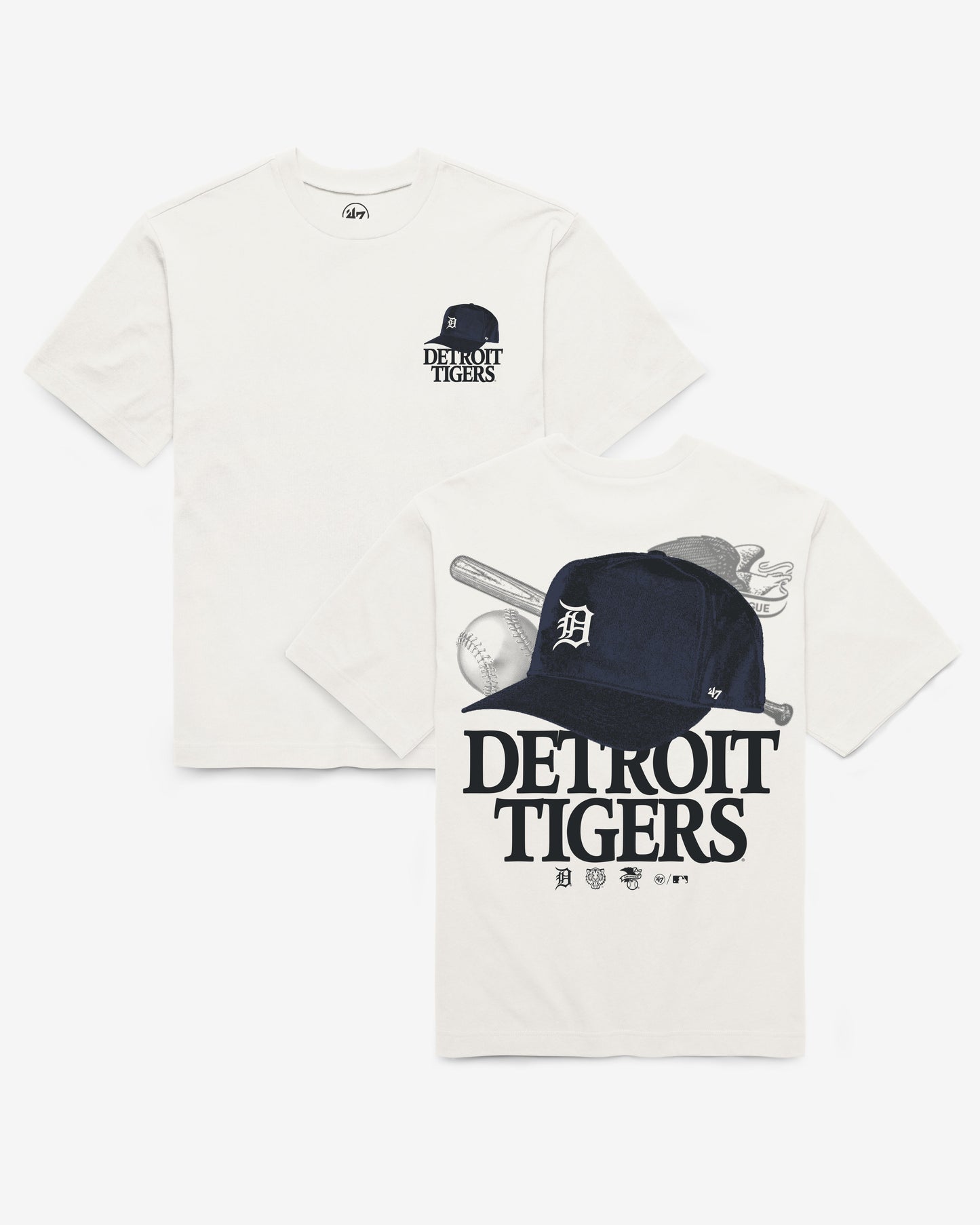 DETROIT TIGERS IN THE PAPER '47 FOUNDATION TEE