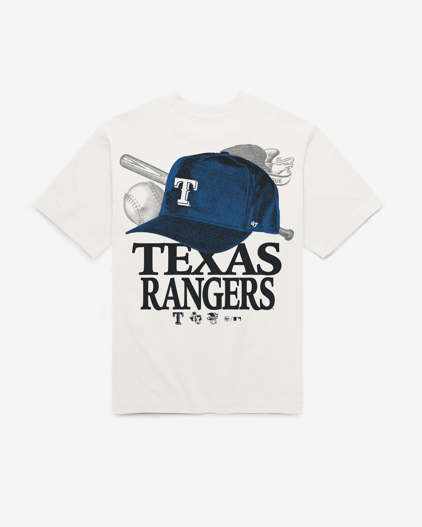 TEXAS RANGERS IN THE PAPER '47 FOUNDATION TEE