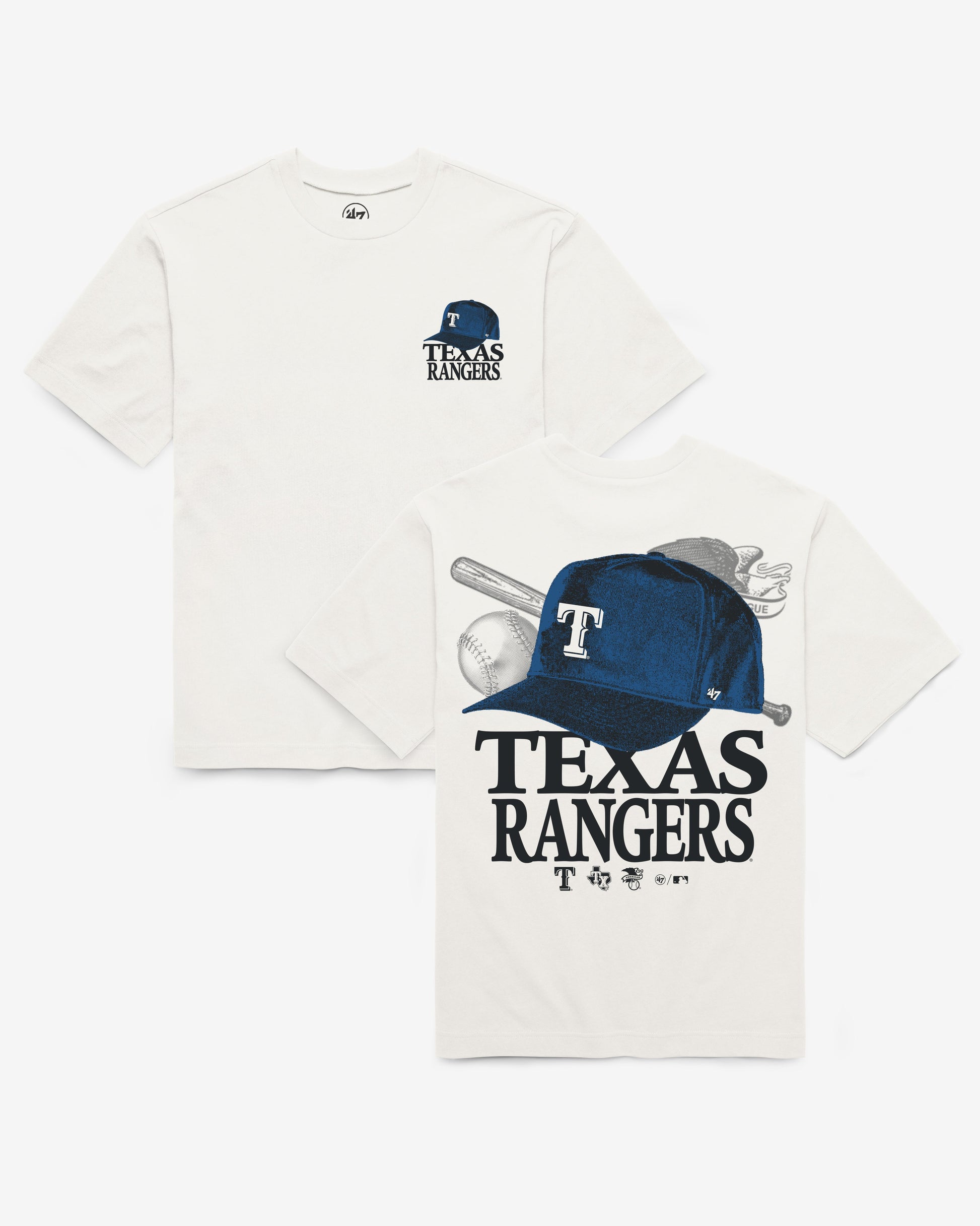 TEXAS RANGERS IN THE PAPER '47 FOUNDATION TEE