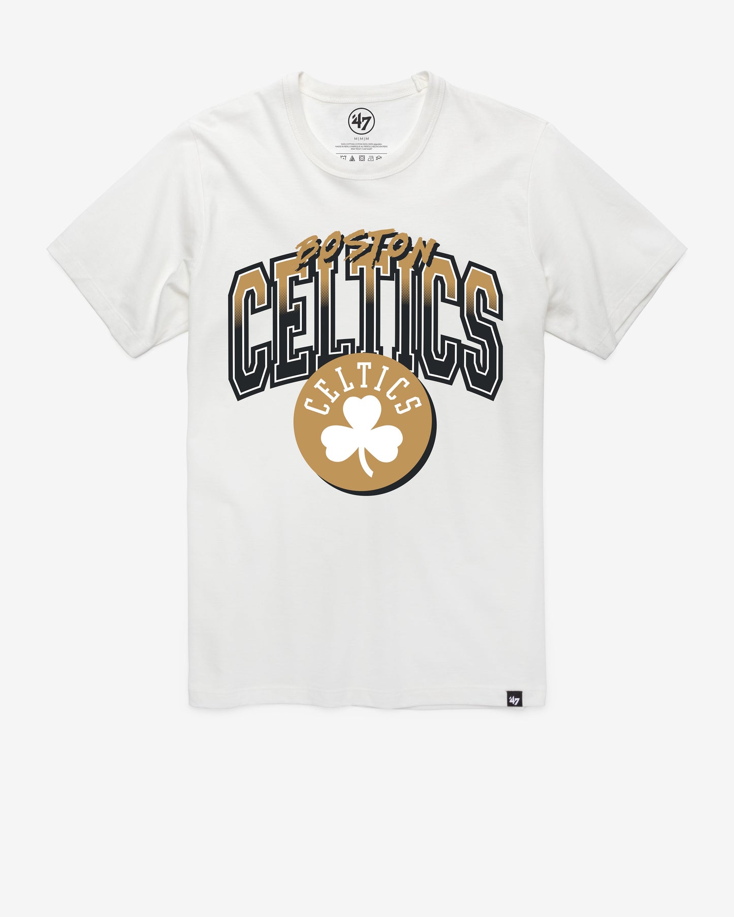 BOSTON CELTICS CITY EDITION SWISH FADE '47 FRANKLIN TEE