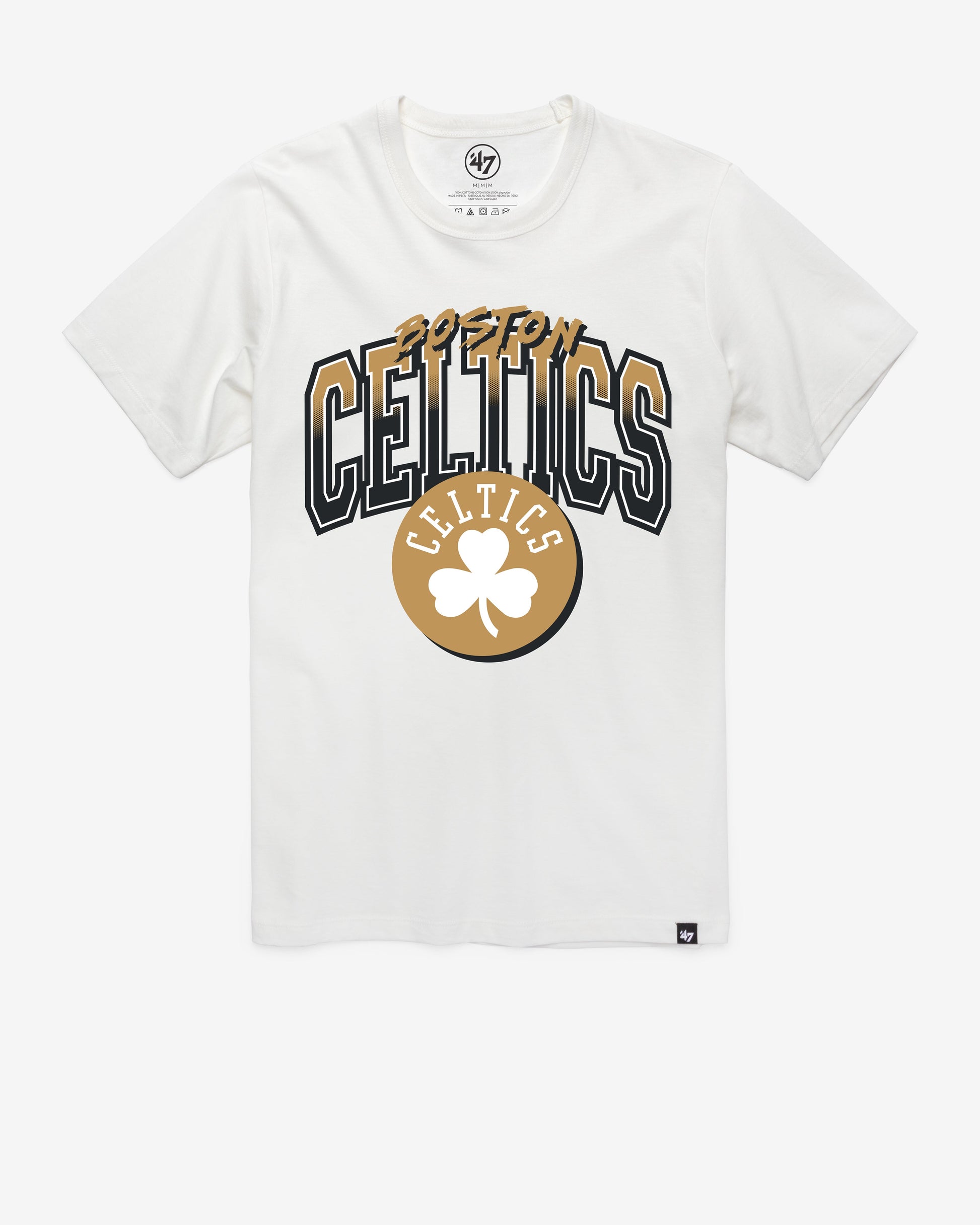 BOSTON CELTICS CITY EDITION SWISH FADE '47 FRANKLIN TEE