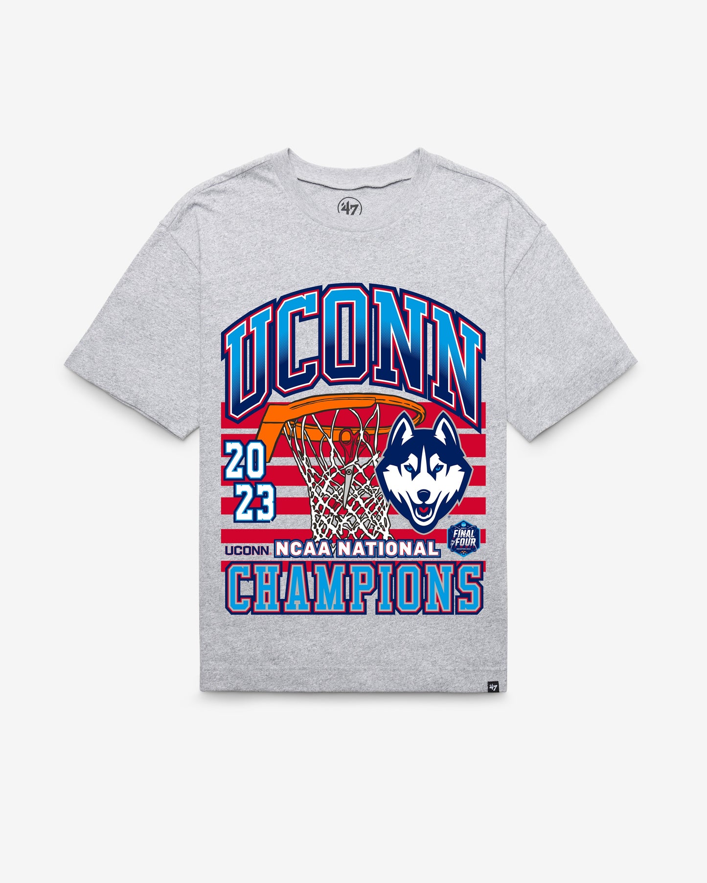 CONNECTICUT HUSKIES UCONN PAST CHAMPS TOURNEY WIN '47 FOUNDATION TEE