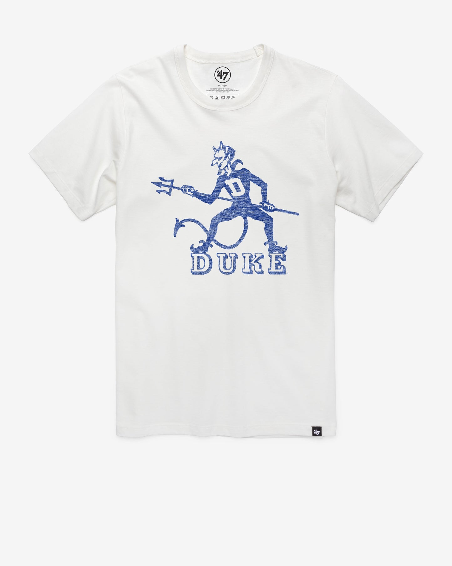 DUKE BLUE DEVILS VINTAGE PREMIER '47 FRANKLIN TEE