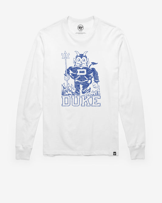 DUKE BLUE DEVILS VINTAGE PREMIER '47 FRANKLIN LONG SLEEVE TEE