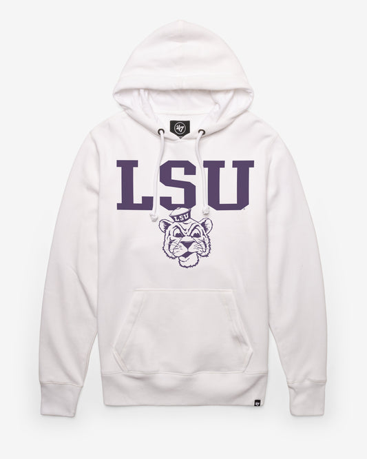 LOUISIANA STATE TIGERS LSU VINTAGE STRAIGHT BLOCK '47 HEADLINE HOOD