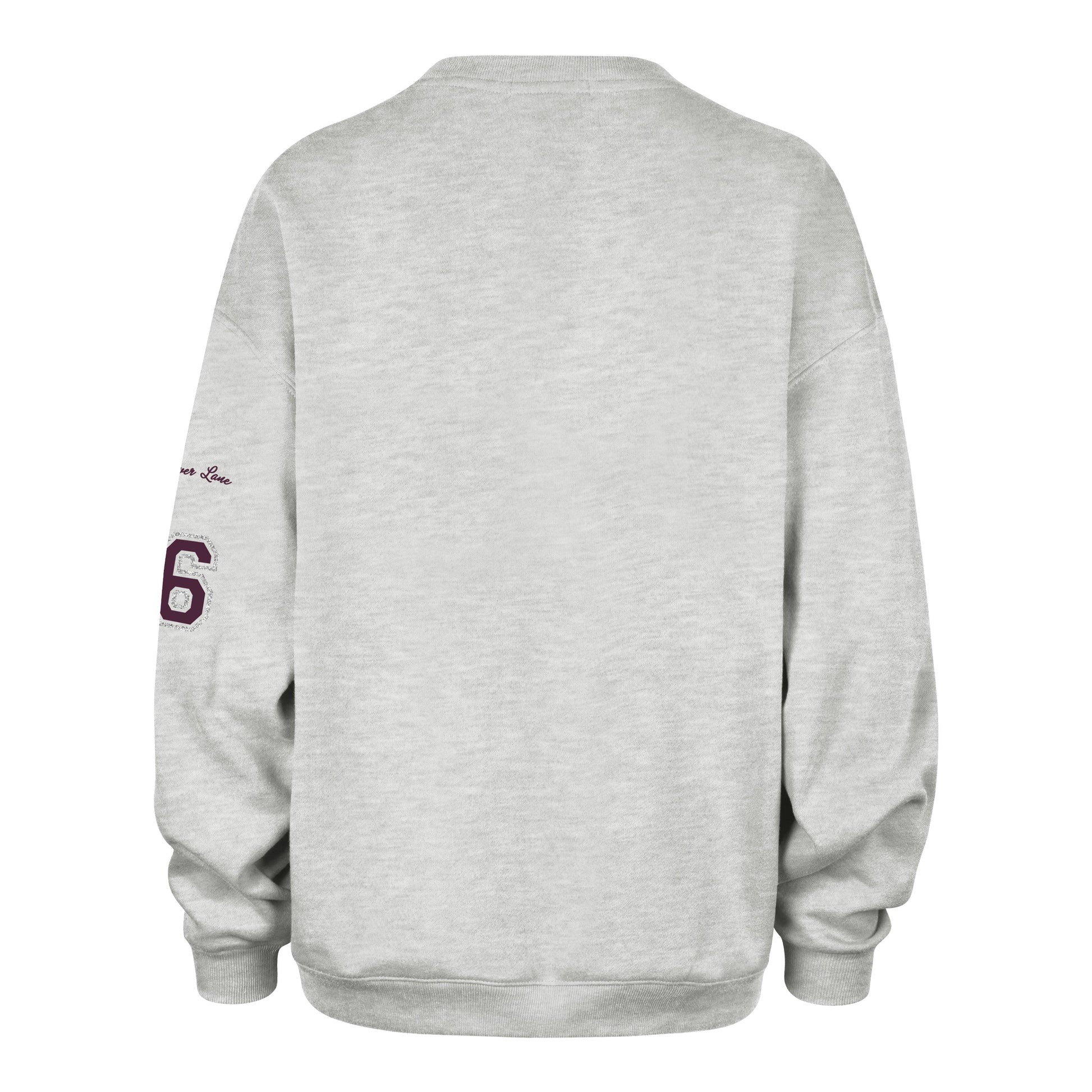 TEXAS A&M AGGIES STONEY CLOVER LANE X '47 OVERSIZED GLITTER ARCH CREW WOMENS