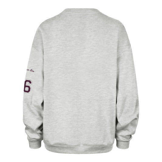 TEXAS A&M AGGIES STONEY CLOVER LANE X '47 OVERSIZED GLITTER ARCH CREW WOMENS