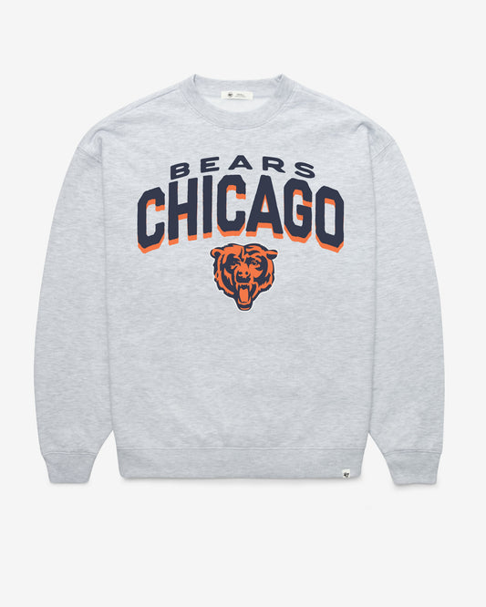 CHICAGO BEARS CAMPUS ARCH CLOUD OVERSIZED CREW WOMENS