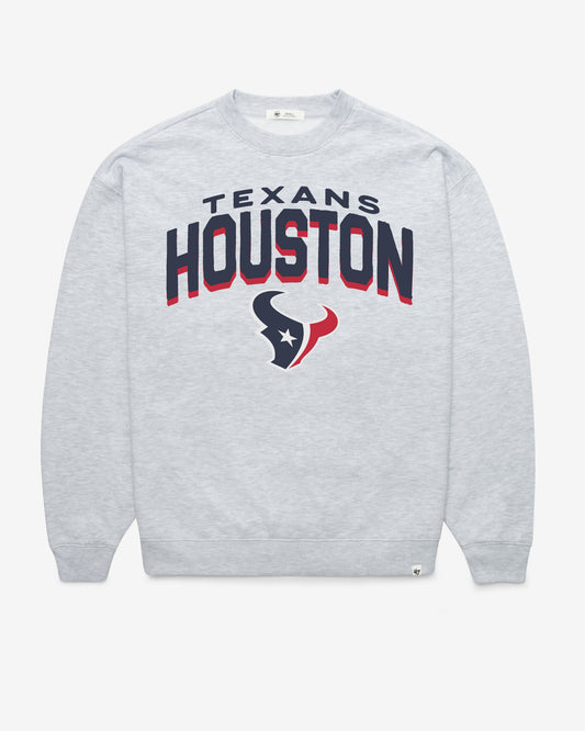 HOUSTON TEXANS CAMPUS ARCH CLOUD '47 OVERSIZED CREW WOMENS