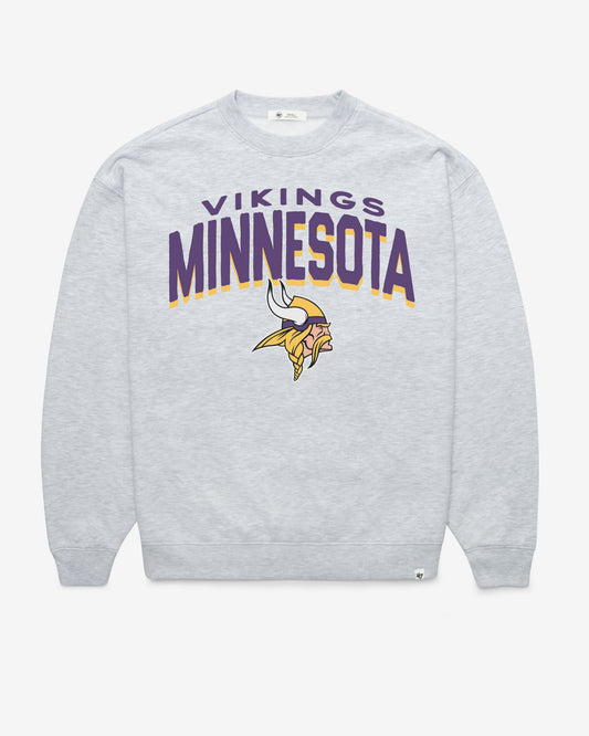 MINNESOTA VIKINGS CAMPUS ARCH CLOUD '47 OVERSIZED CREW WOMENS