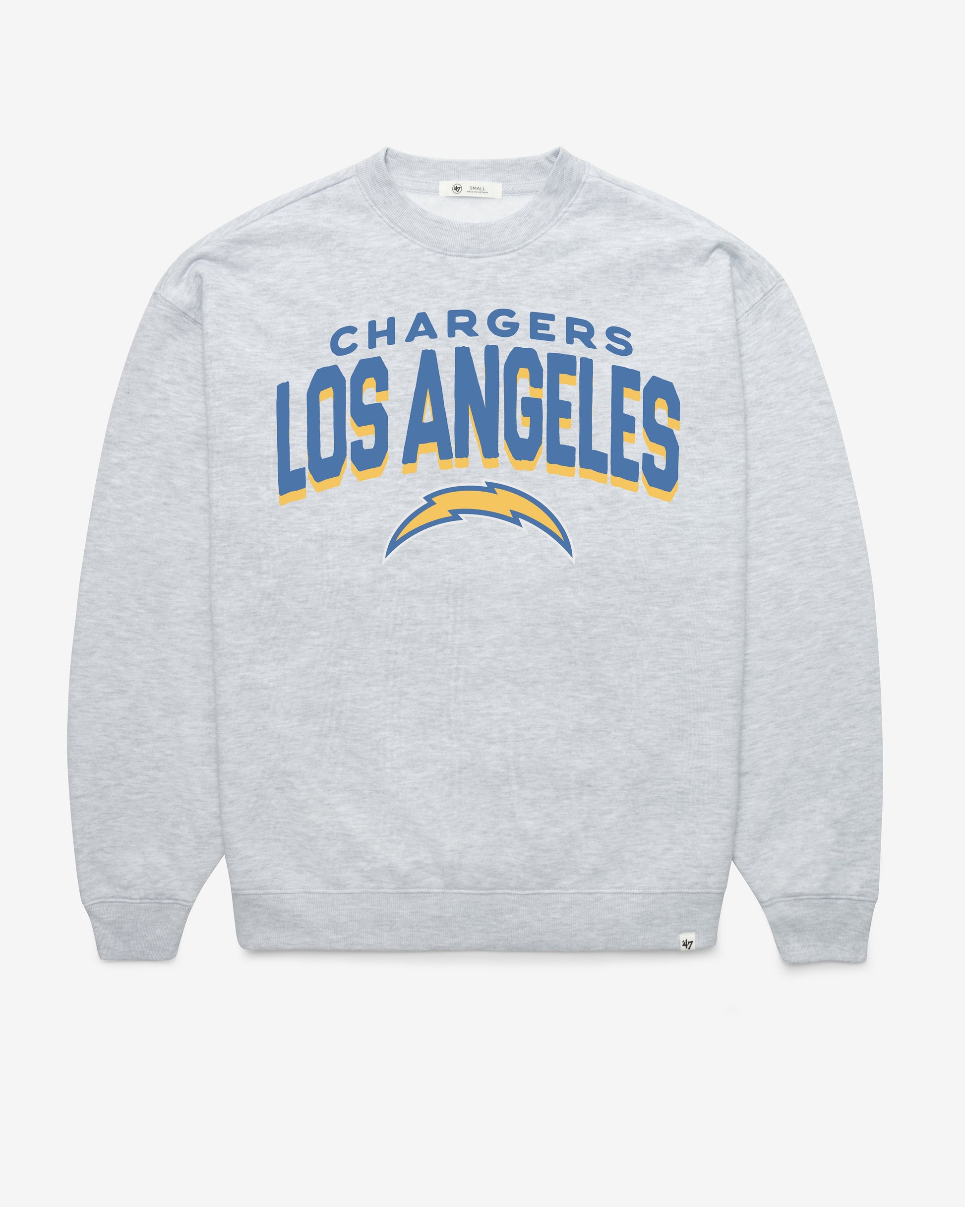 LOS ANGELES CHARGERS CAMPUS ARCH CLOUD '47 OVERSIZED CREW WOMENS