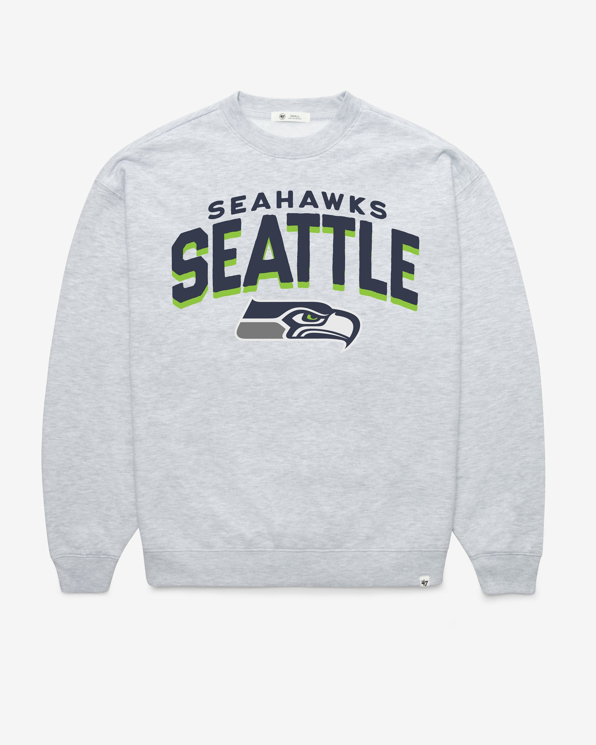 SEATTLE SEAHAWKS CAMPUS ARCH CLOUD '47 OVERSIZED CREW WOMENS