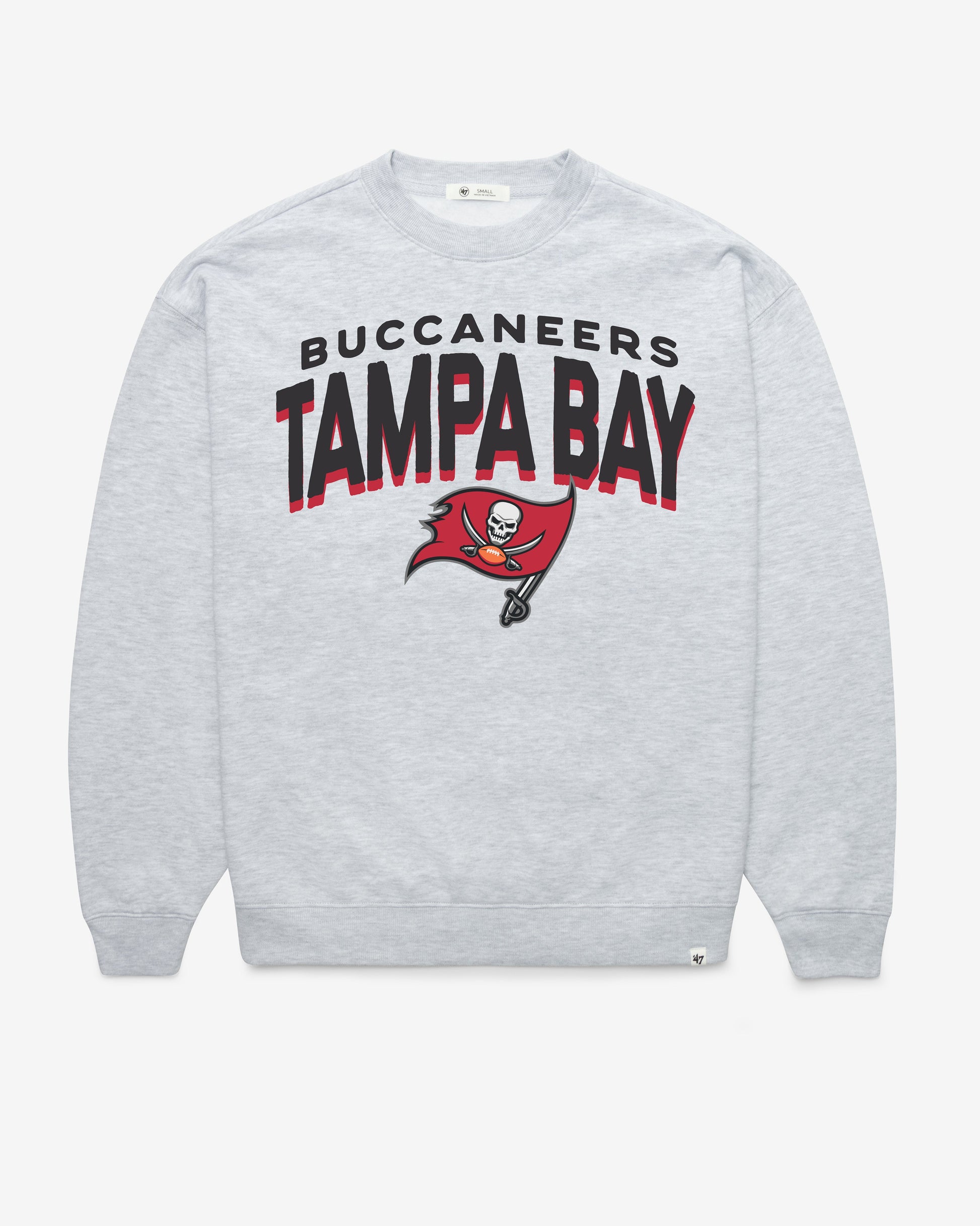 TAMPA BAY BUCCANEERS CAMPUS ARCH CLOUD '47 OVERSIZED CREW WOMENS