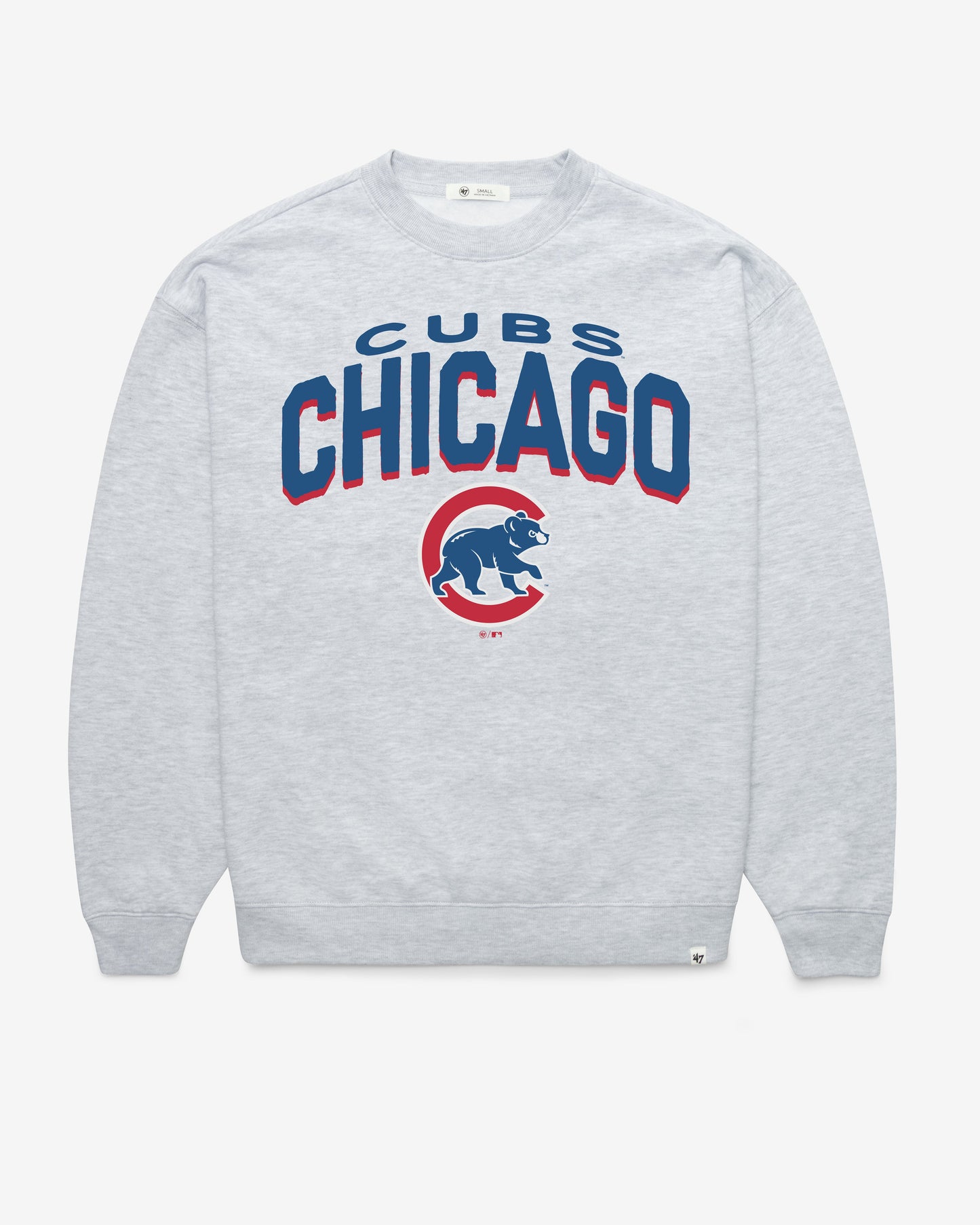 CHICAGO CUBS CAMPUS ARCH CLOUD '47 OVERSIZED CREW WOMENS