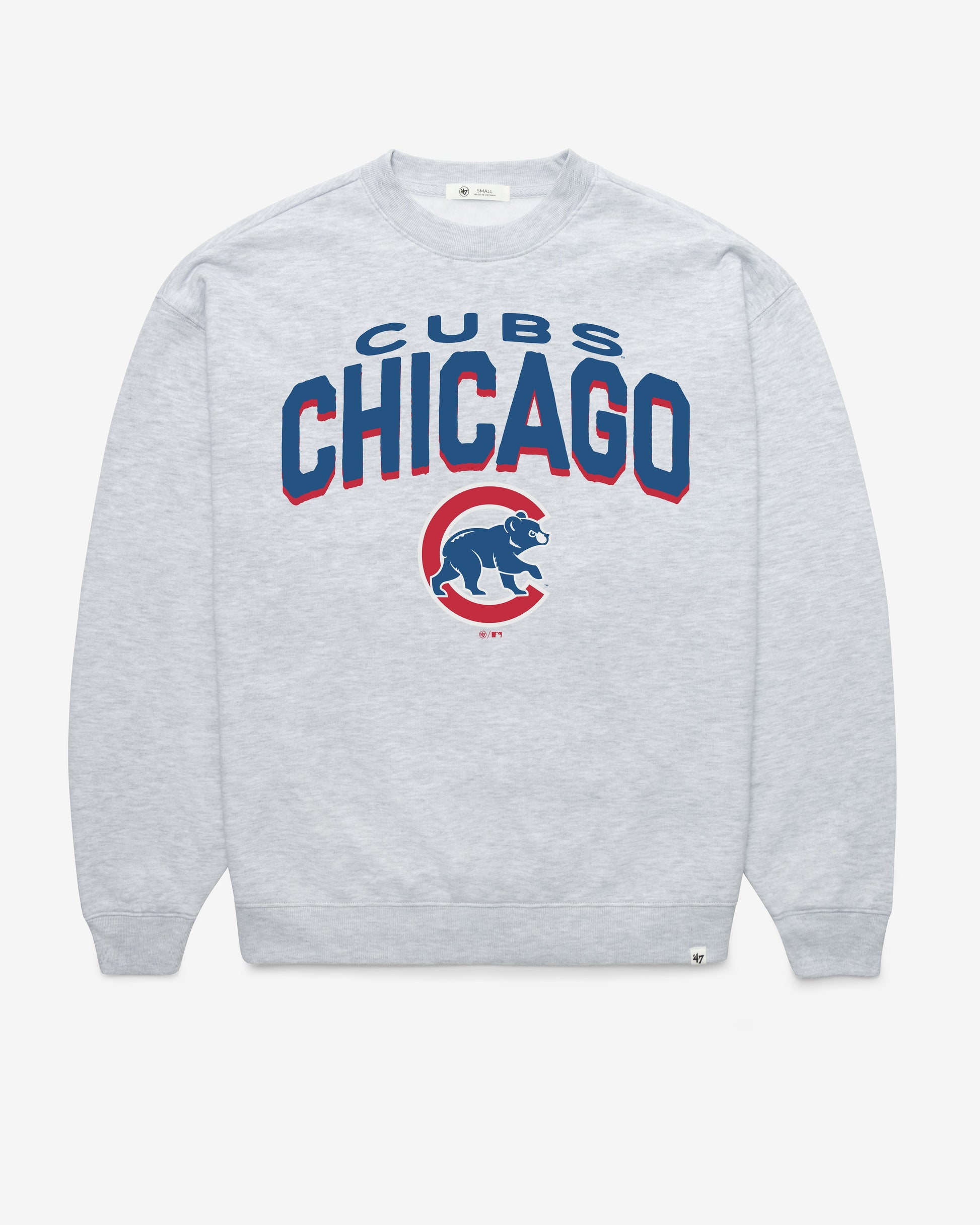 CHICAGO CUBS CAMPUS ARCH CLOUD '47 OVERSIZED CREW WOMENS
