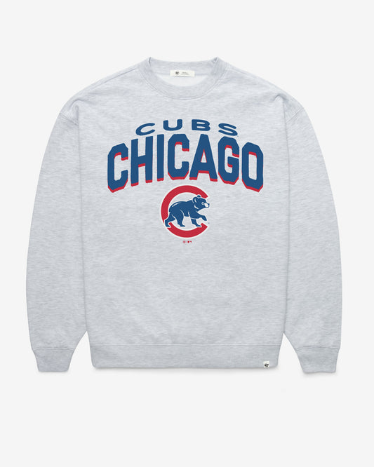 CHICAGO CUBS CAMPUS ARCH CLOUD '47 OVERSIZED CREW WOMENS