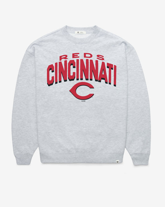 CINCINNATI REDS CAMPUS ARCH CLOUD '47 OVERSIZED CREW WOMENS