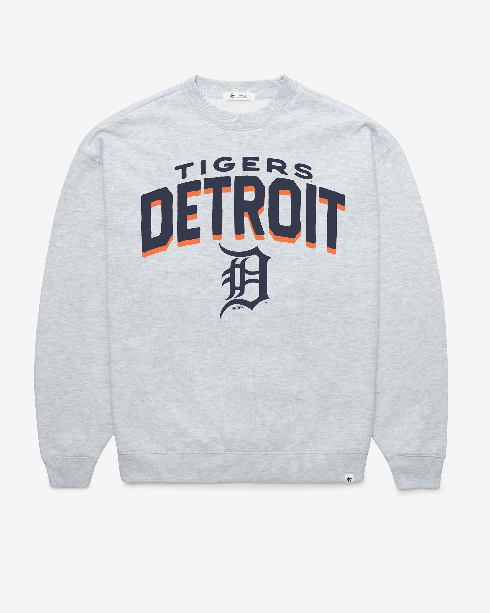 DETROIT TIGERS CAMPUS ARCH CLOUD '47 OVERSIZED CREW WOMENS