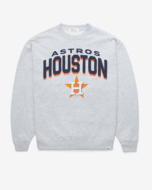 HOUSTON ASTROS CAMPUS ARCH CLOUD '47 OVERSIZED CREW WOMENS