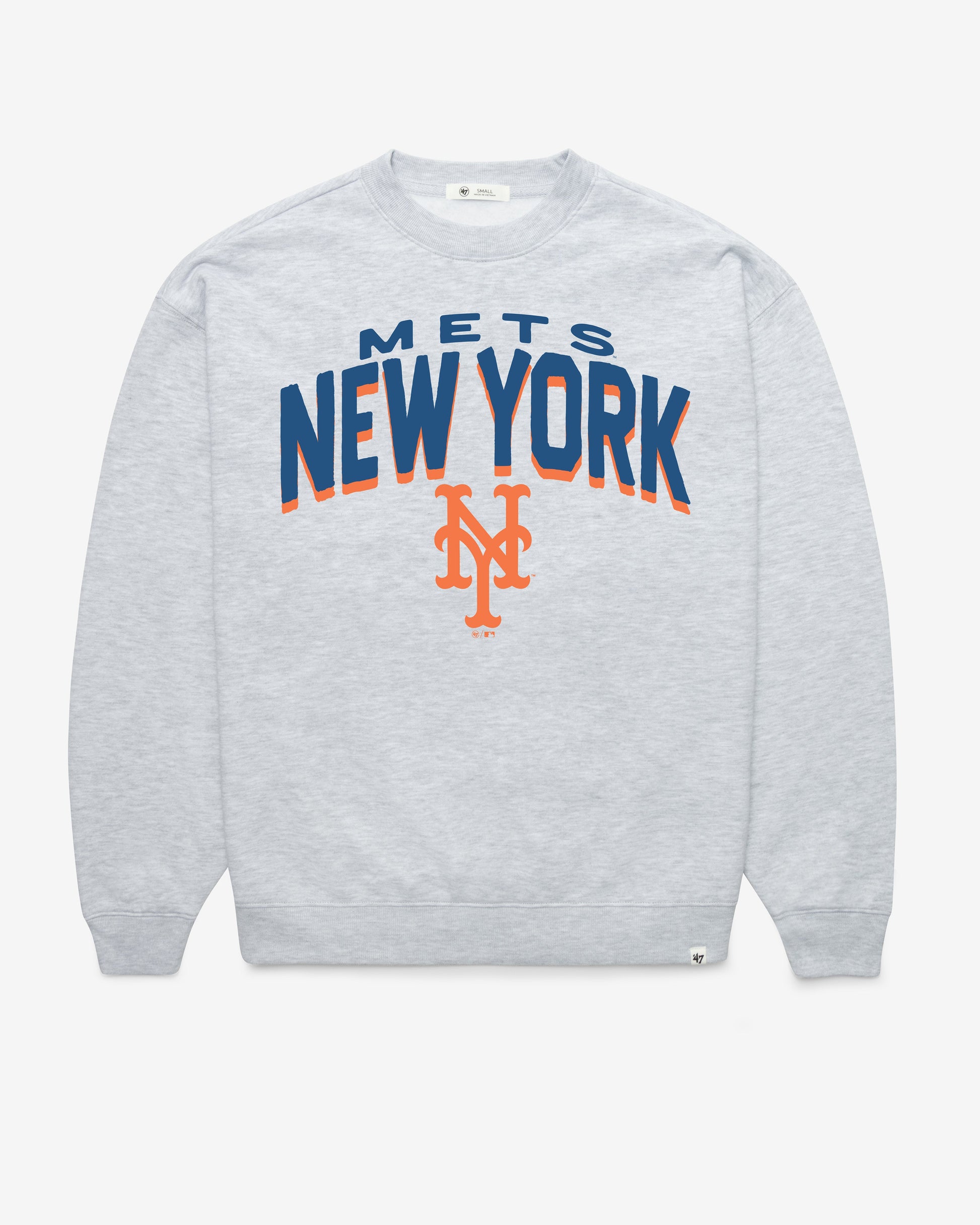 NEW YORK METS CAMPUS ARCH CLOUD '47 OVERSIZED CREW WOMENS
