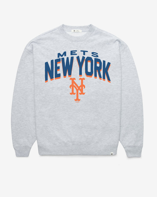 NEW YORK METS CAMPUS ARCH CLOUD '47 OVERSIZED CREW WOMENS
