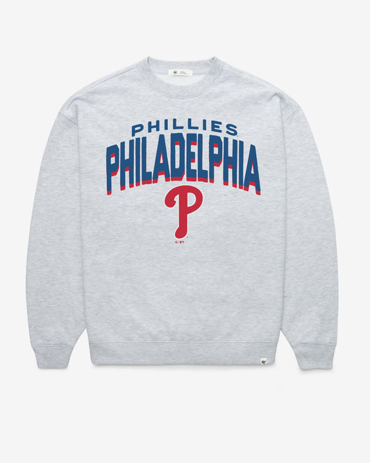 PHILADELPHIA PHILLIES CAMPUS ARCH CLOUD '47 OVERSIZED CREW WOMENS