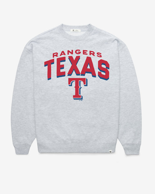 TEXAS RANGERS CAMPUS ARCH CLOUD '47 OVERSIZED CREW WOMENS