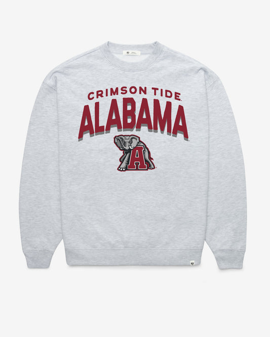 ALABAMA CRIMSON TIDE CAMPUS ARCH CLOUD '47 OVERSIZED CREW WOMENS