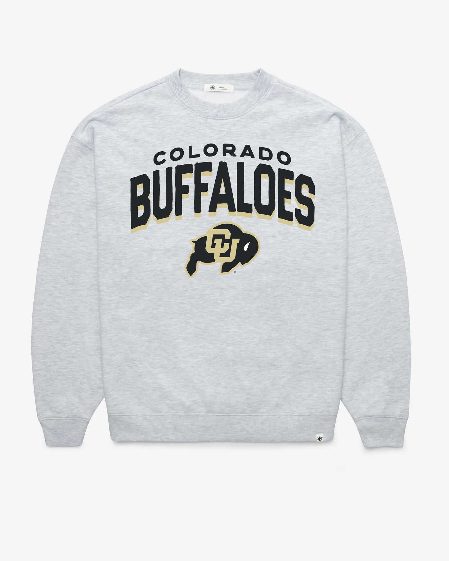 COLORADO BUFFALOES CAMPUS ARCH CLOUD '47 OVERSIZED CREW WOMENS