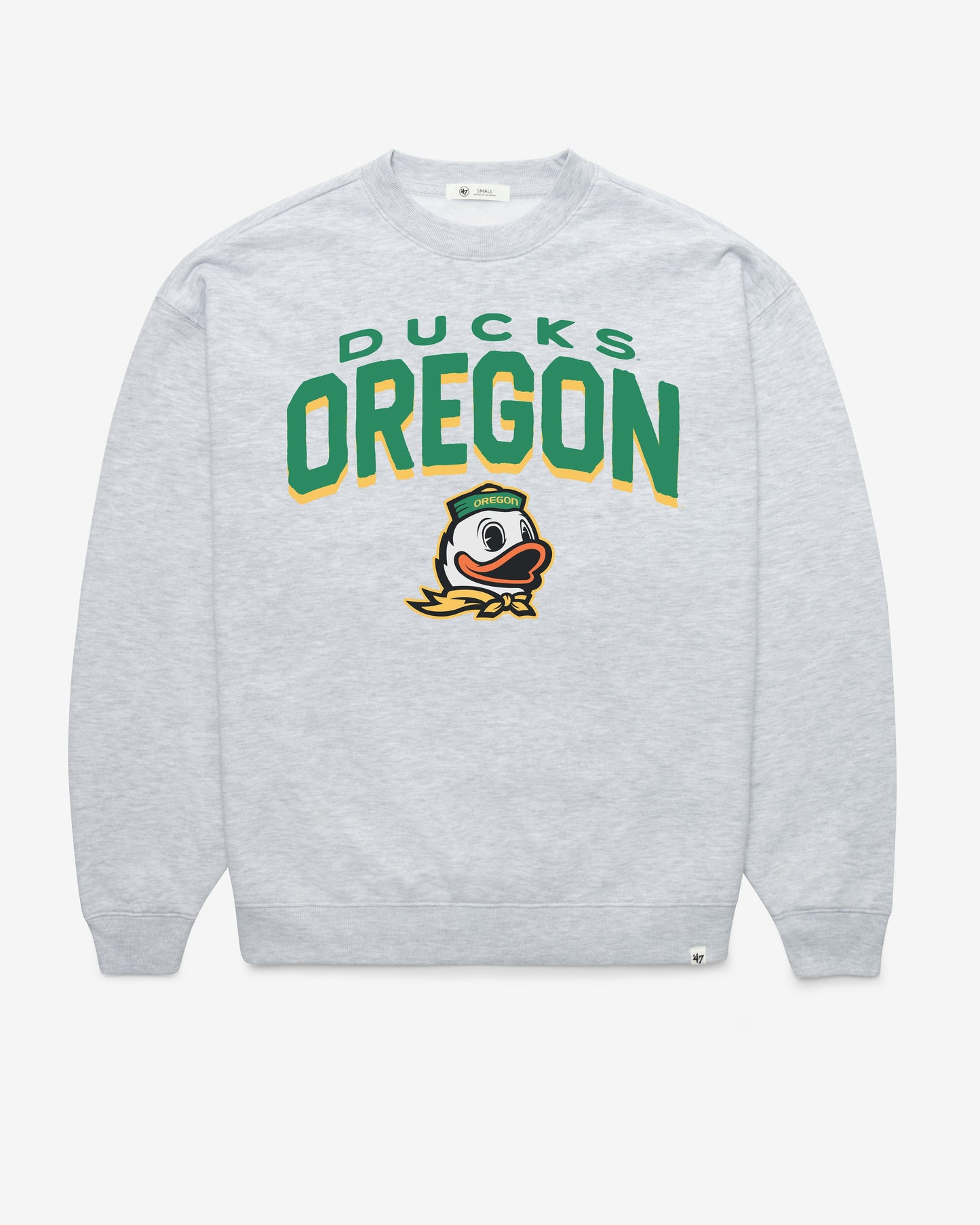 OREGON DUCKS CAMPUS ARCH CLOUD '47 OVERSIZED CREW WOMENS