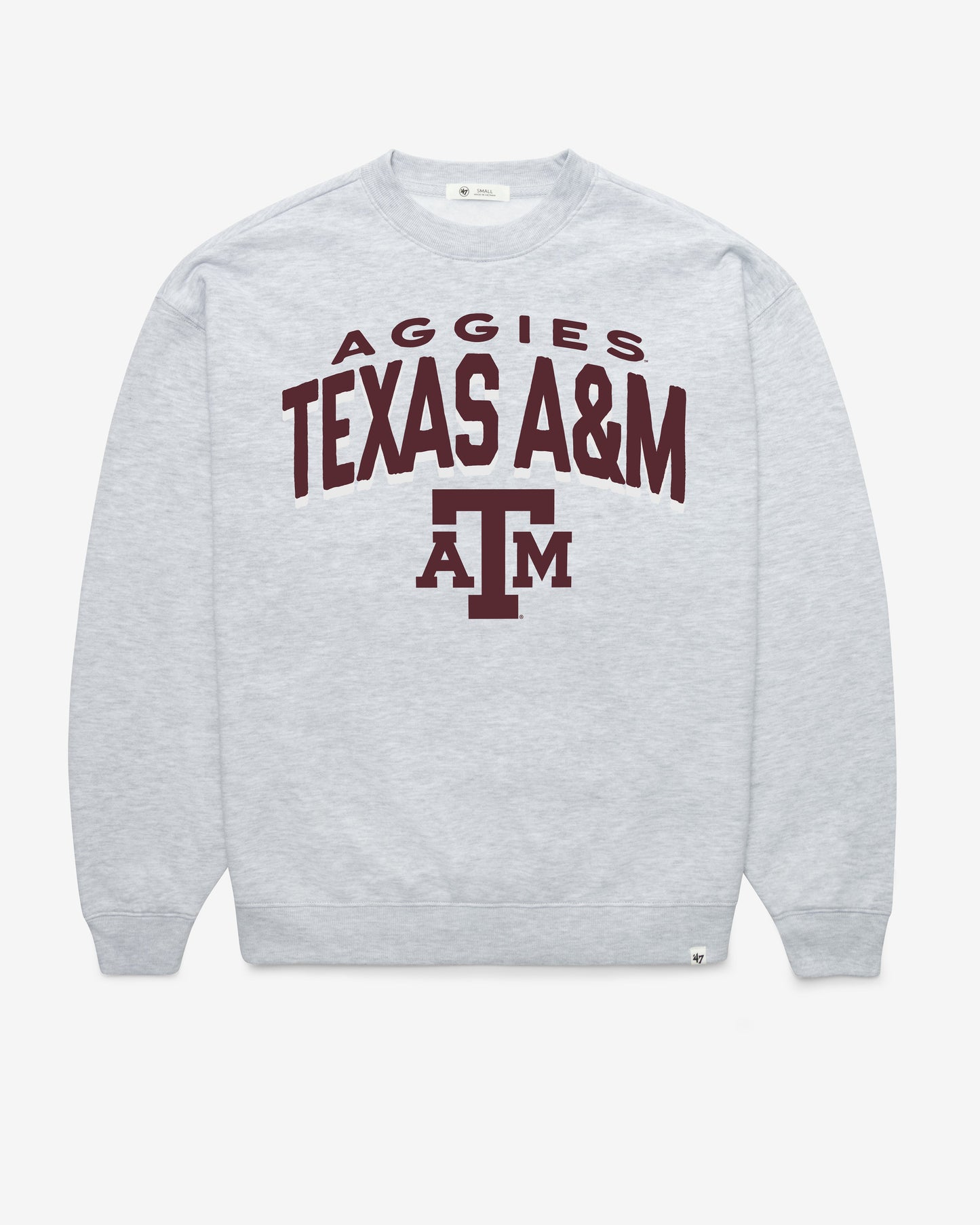 TEXAS A&M AGGIES CAMPUS ARCH CLOUD '47 OVERSIZED CREW WOMENS