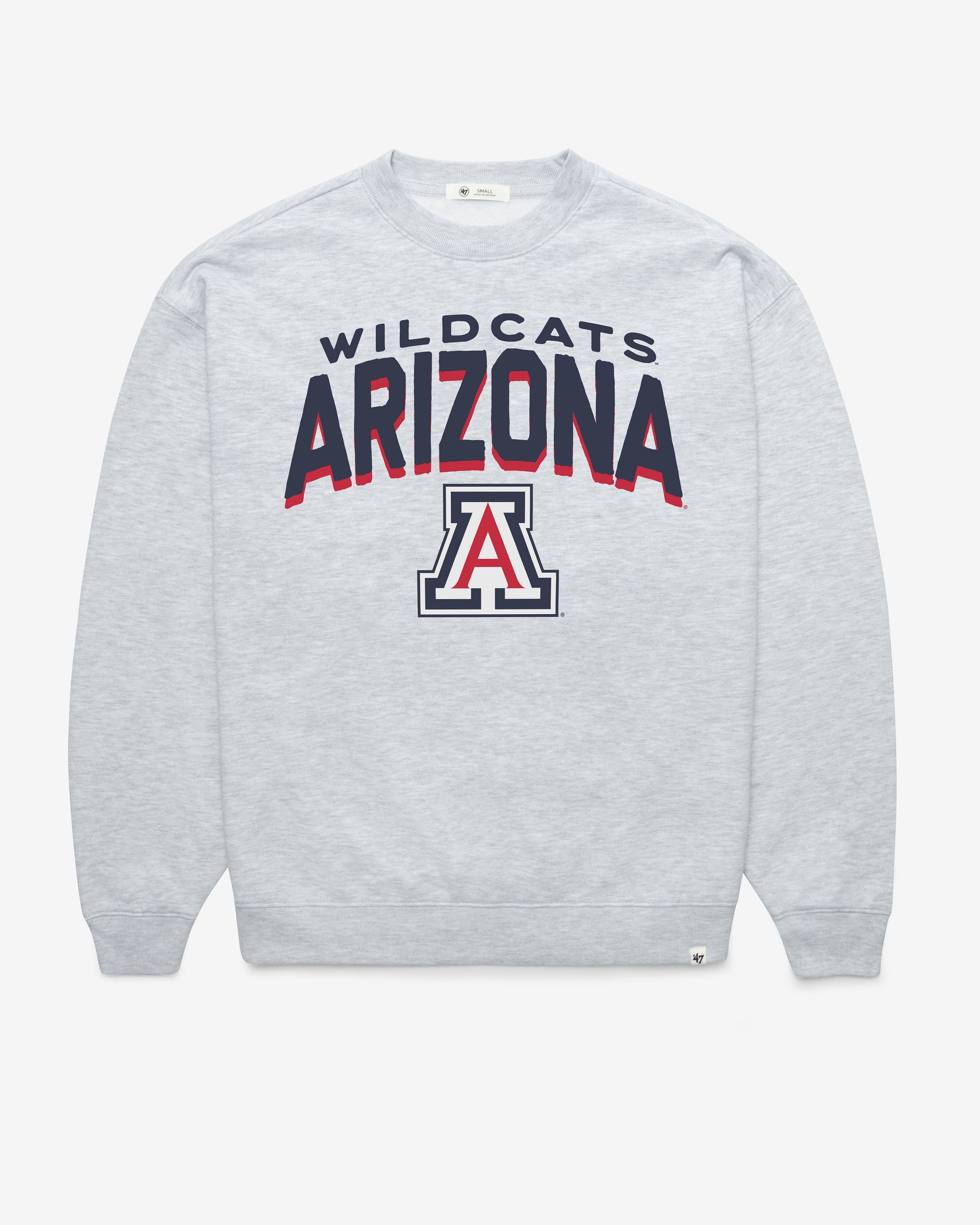 ARIZONA WILDCATS CAMPUS ARCH CLOUD '47 OVERSIZED CREW WOMENS