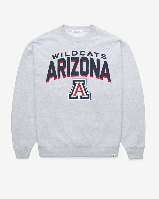 ARIZONA WILDCATS CAMPUS ARCH CLOUD '47 OVERSIZED CREW WOMENS