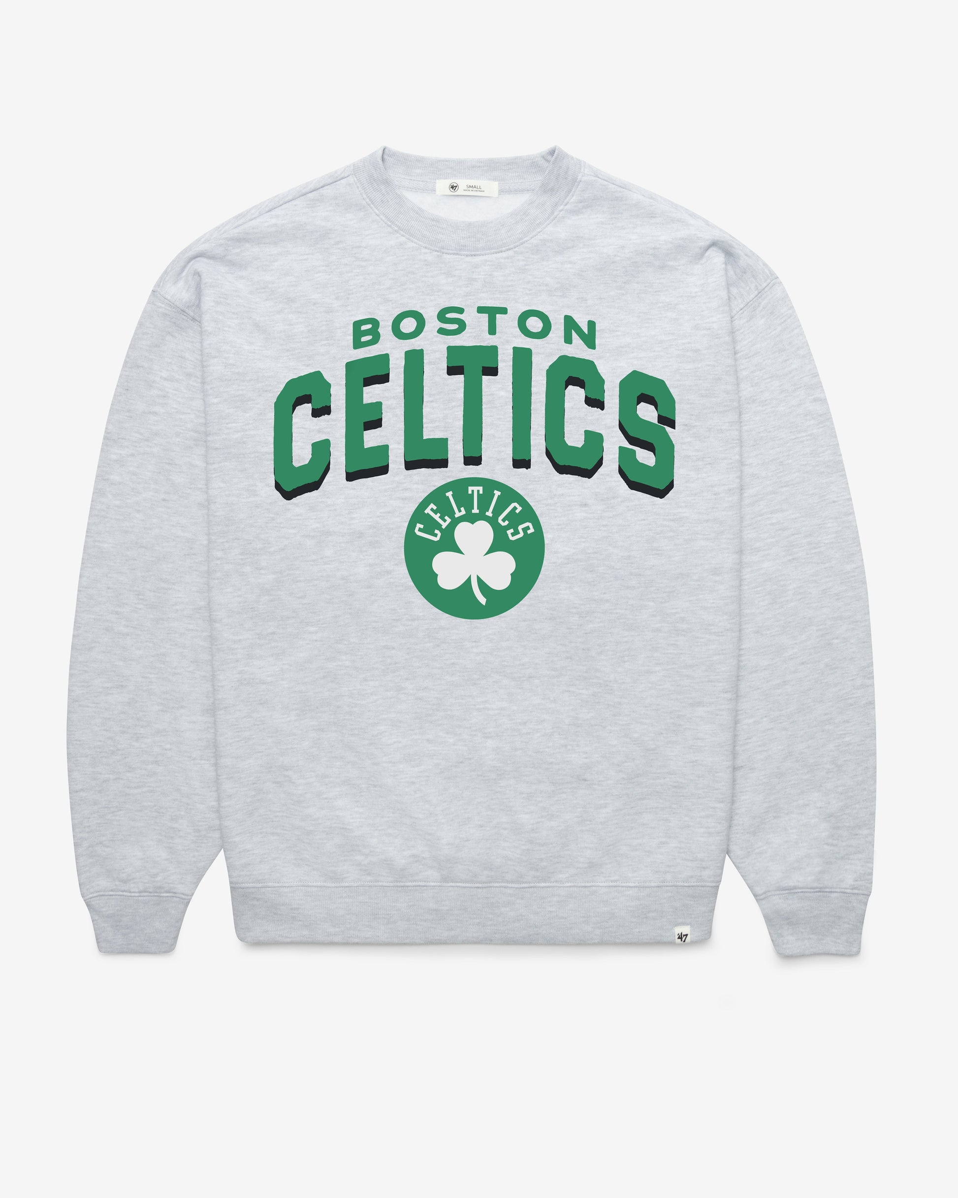 BOSTON CELTICS CAMPUS ARCH CLOUD '47 OVERSIZED CREW WOMENS