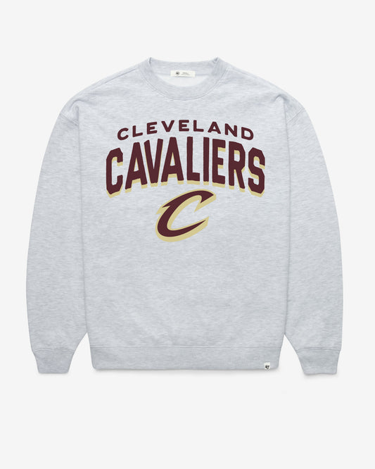 CLEVELAND CAVALIERS CAMPUS ARCH CLOUD '47 OVERSIZED CREW WOMENS