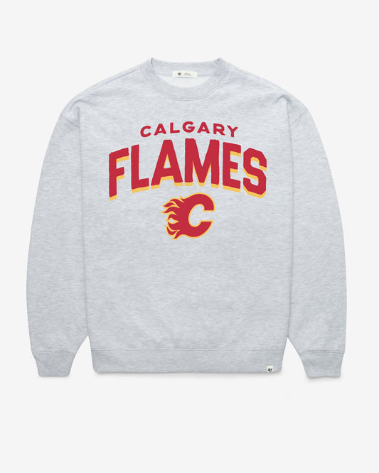 CALGARY FLAMES CAMPUS ARCH CLOUD '47 OVERSIZED CREW WOMENS