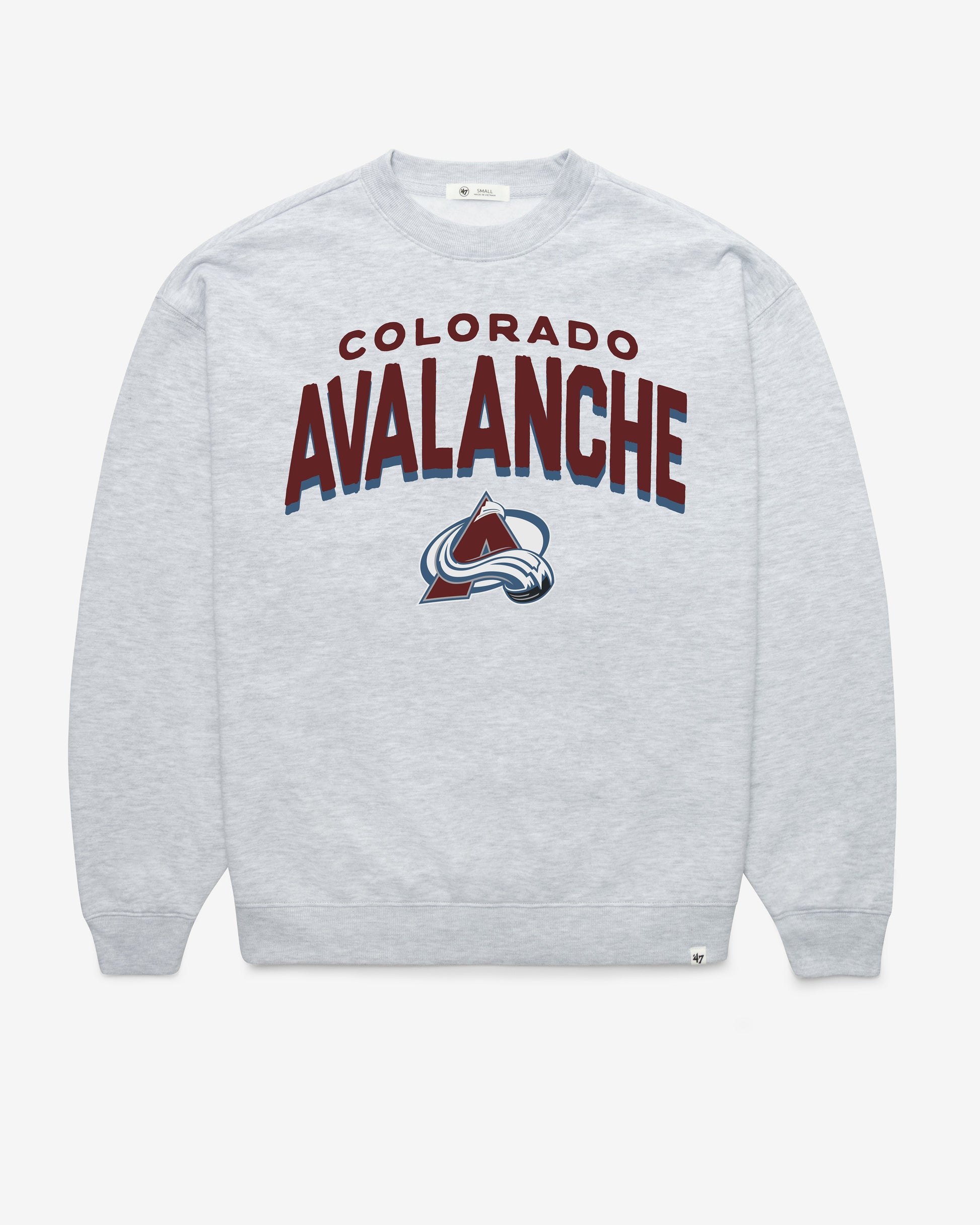 COLORADO AVALANCHE CAMPUS ARCH CLOUD '47 OVERSIZED CREW WOMENS