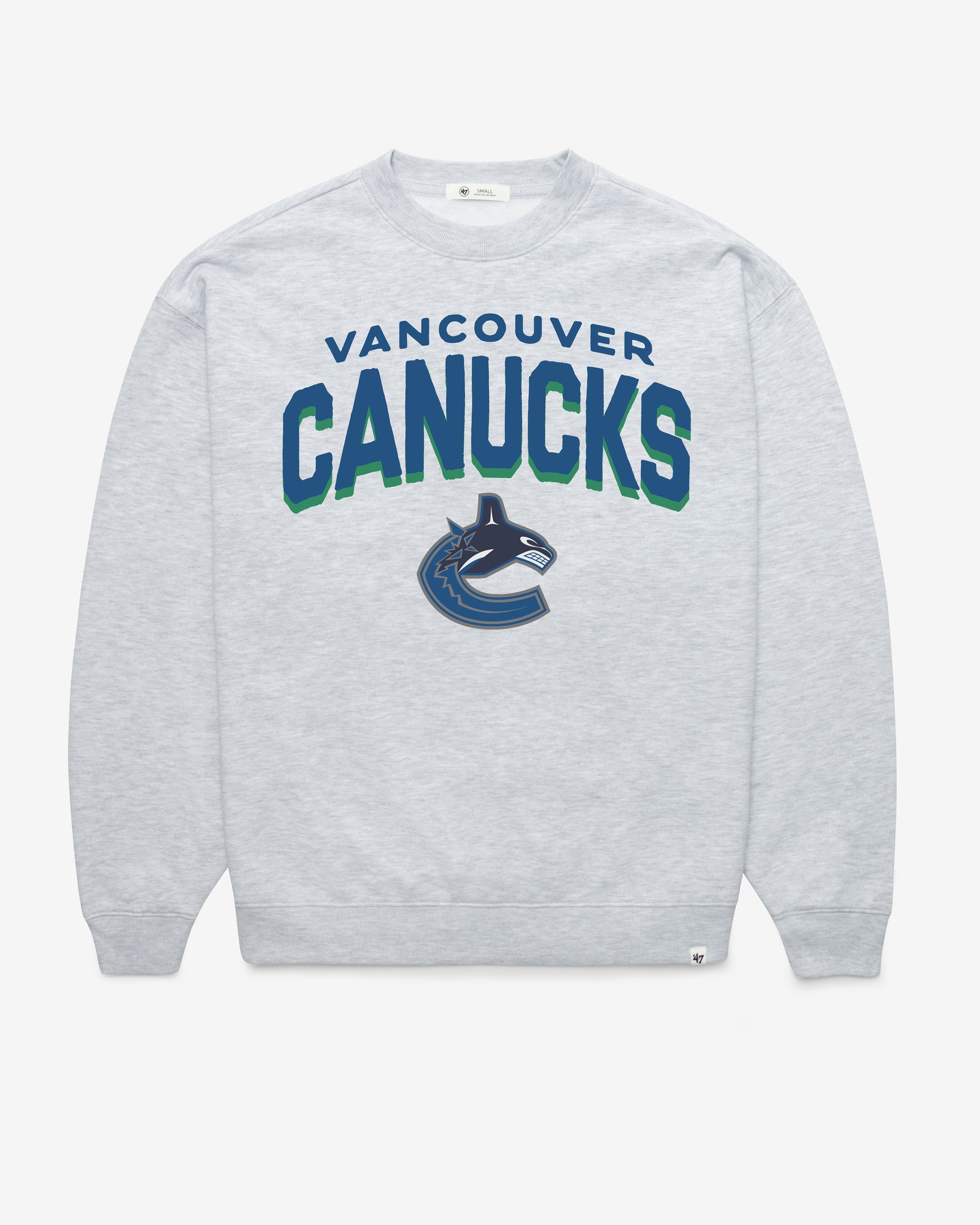 VANCOUVER CANUCKS CAMPUS ARCH CLOUD '47 OVERSIZED CREW WOMENS