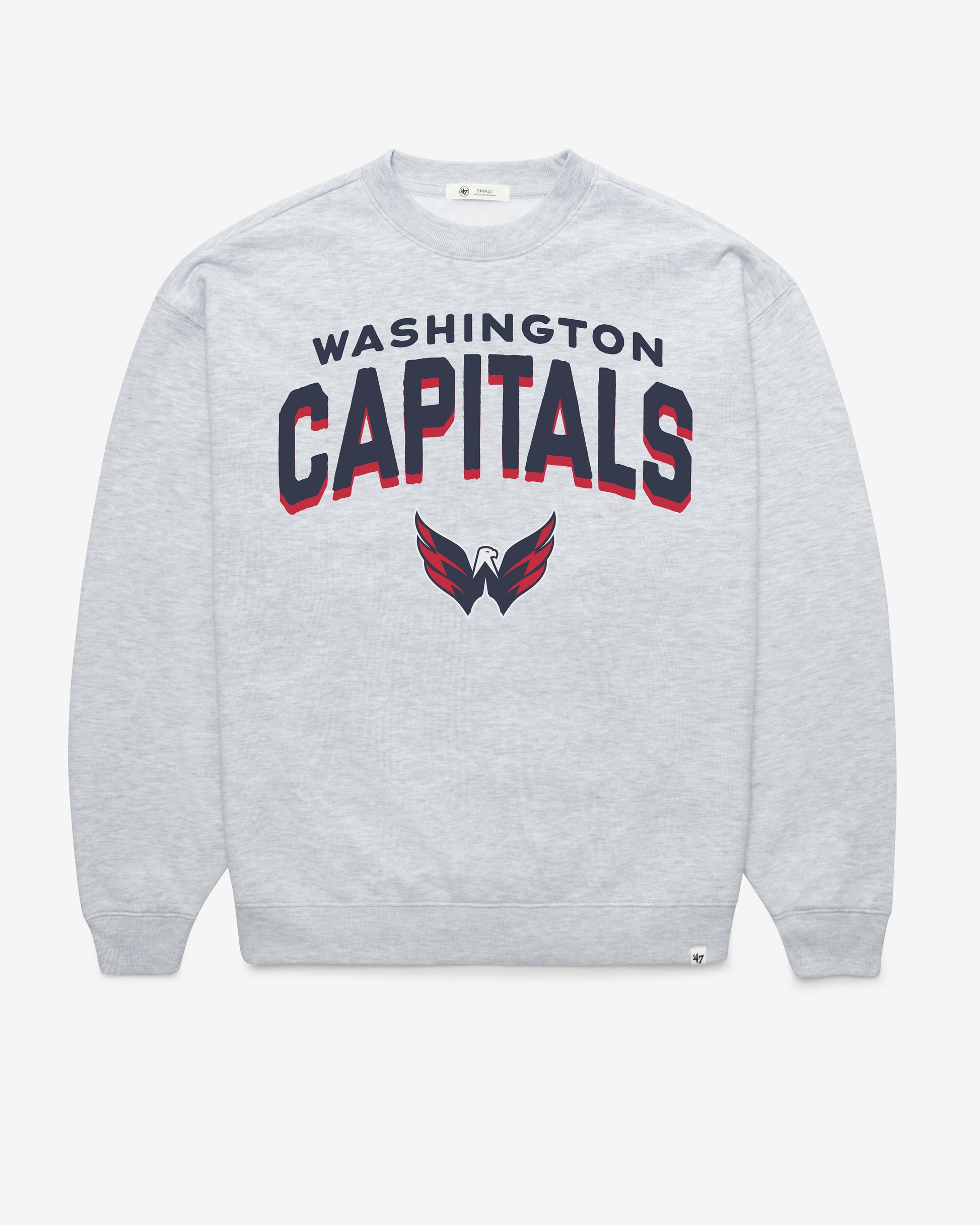 WASHINGTON CAPITALS CAMPUS ARCH CLOUD '47 OVERSIZED CREW WOMENS