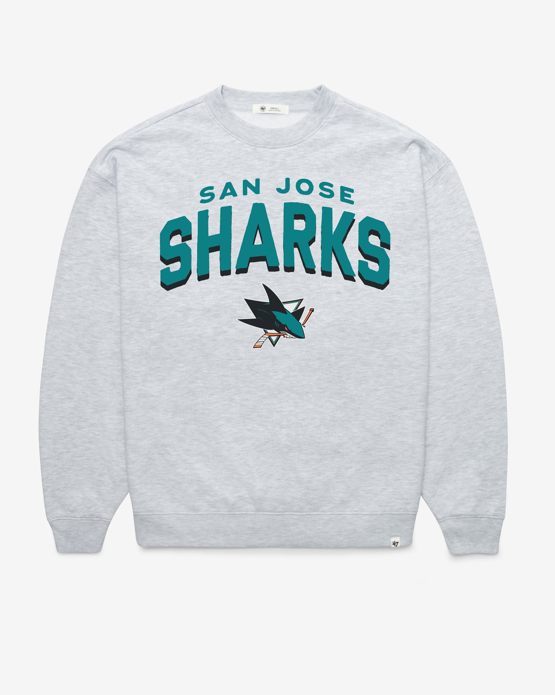 SAN JOSE SHARKS CAMPUS ARCH CLOUD '47 OVERSIZED CREW WOMENS