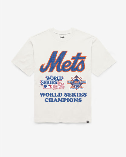 New York Mets Cooperstown World Series Encased '47 Foundation Tee