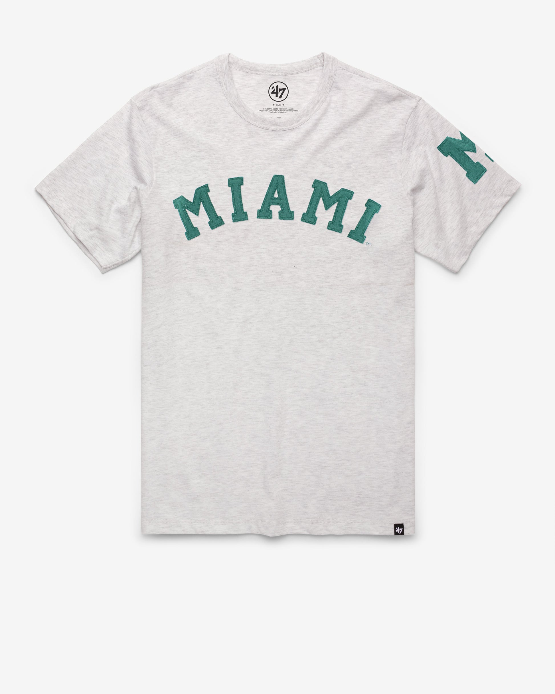 MIAMI HURRICANES VINTAGE '47 FRANKLIN FIELDHOUSE TEE