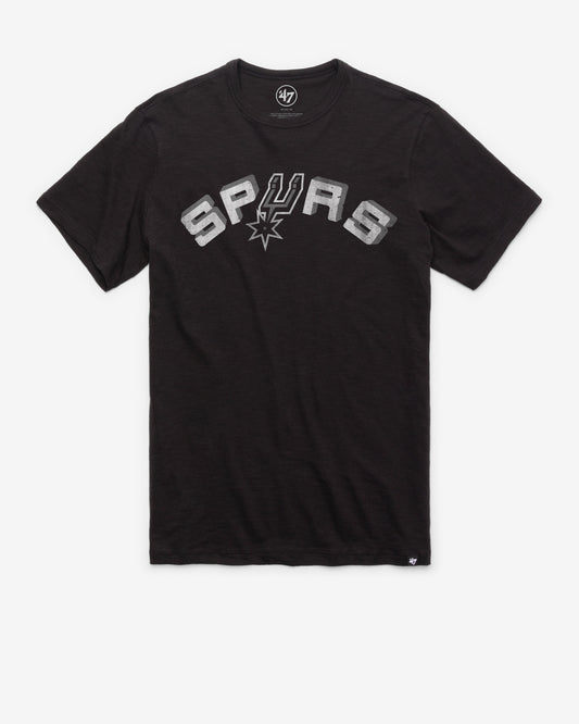 SAN ANTONIO SPURS HARDWOOD CLASSICS GRIT WORDMARK '47 SCRUM TEE
