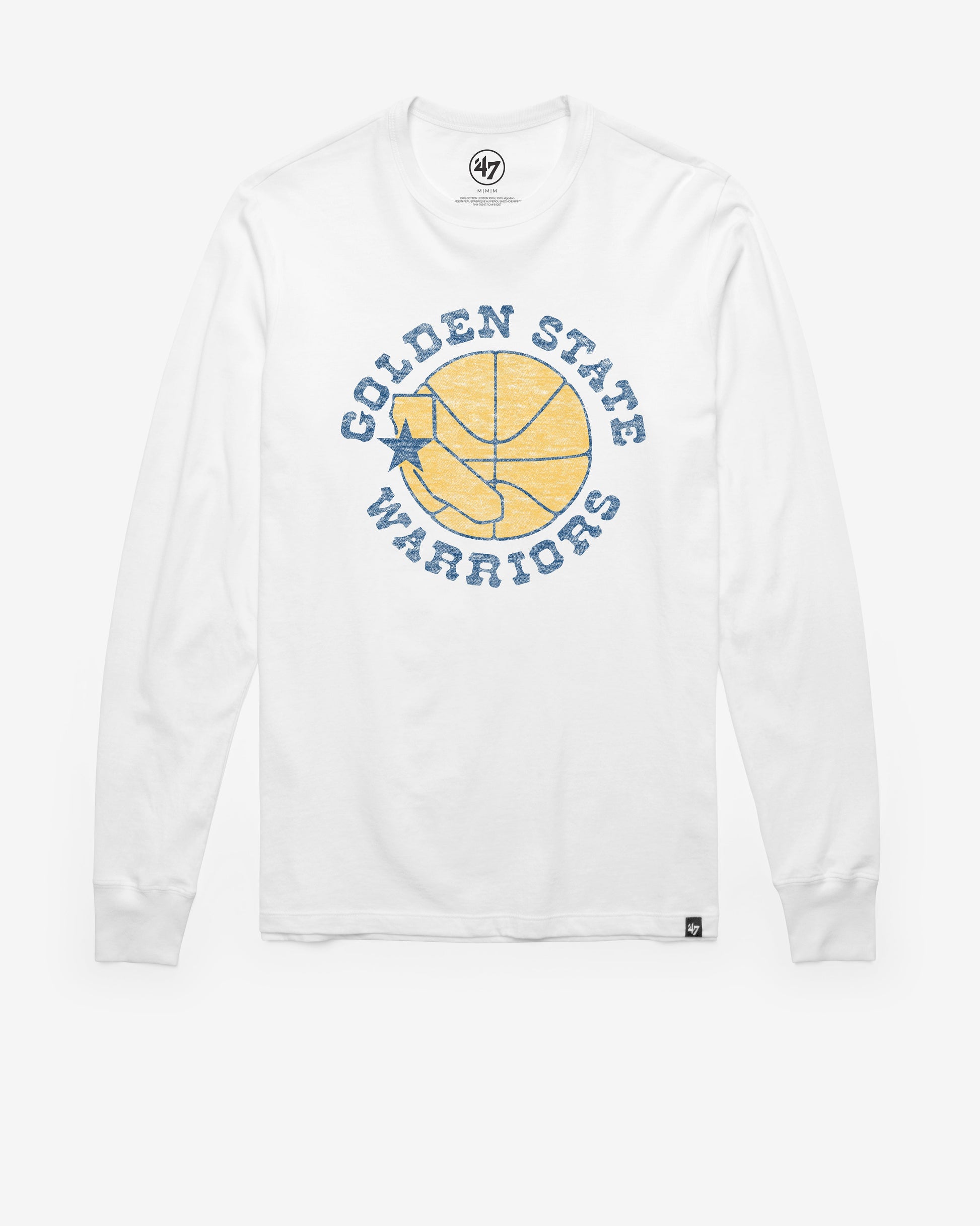 GOLDEN STATE WARRIORS HARDWOOD CLASSICS PREMIER '47 FRANKLIN LONG SLEEVE TEE